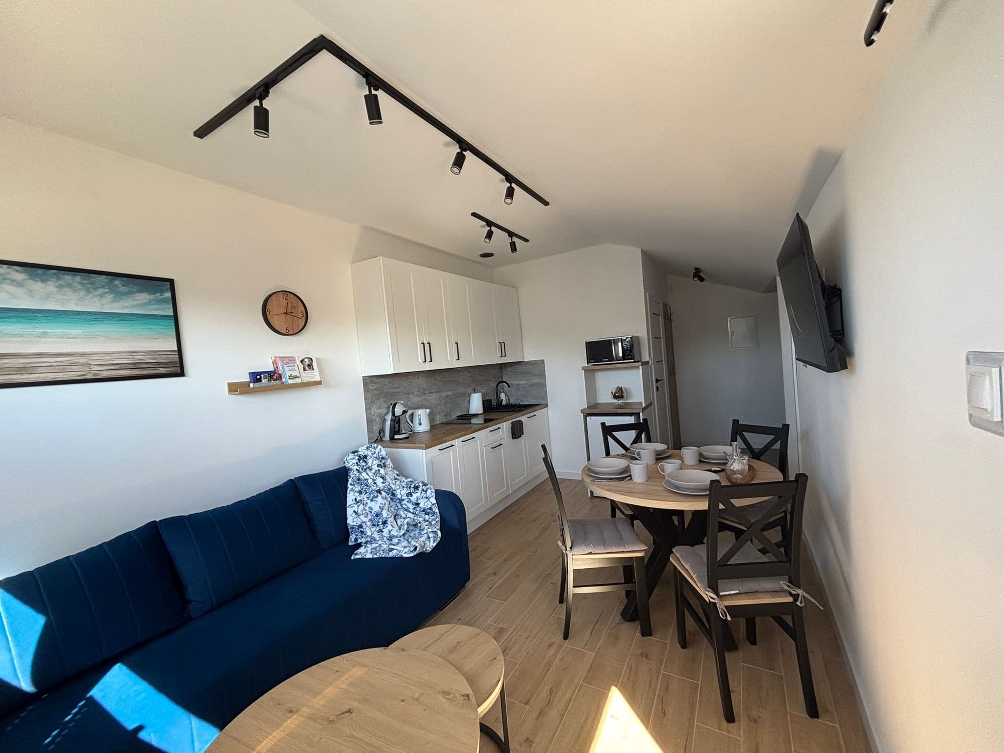 Salon z aneksem kuchennym